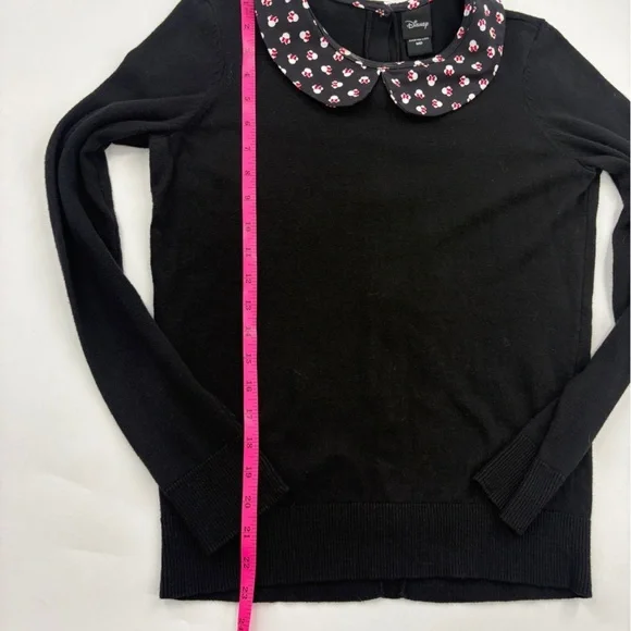 Disney Black Sweater with Collar - Picture 10 of 10